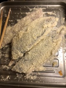 アジフライを作る