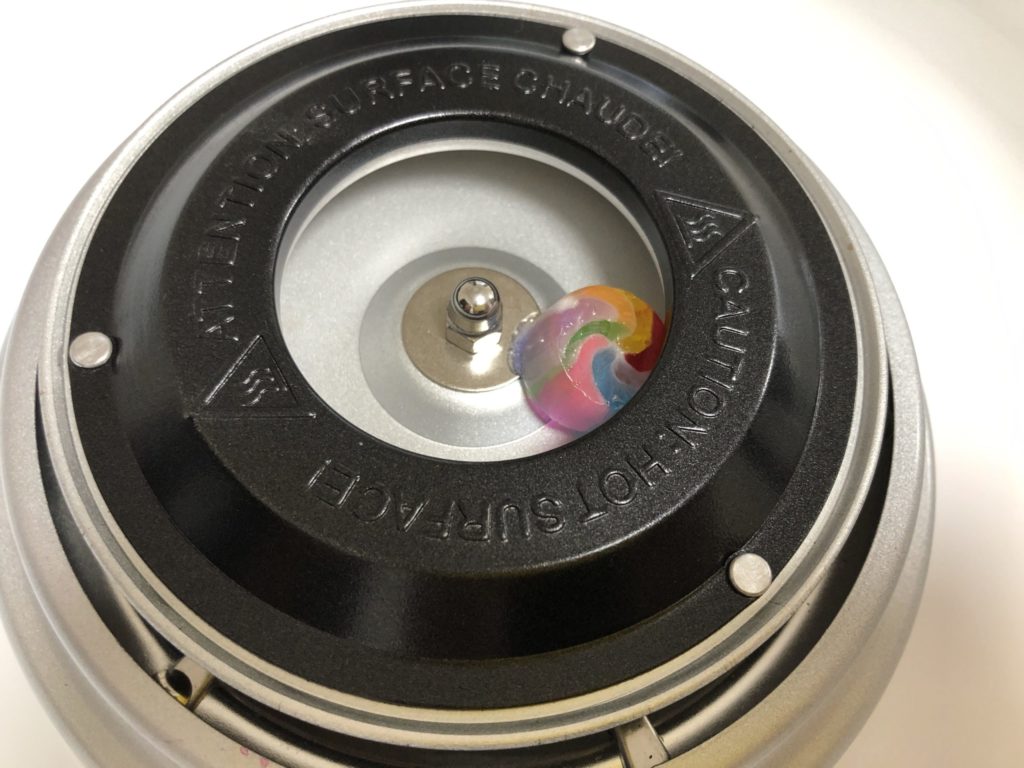 あめ玉を使ってわたあめを作る